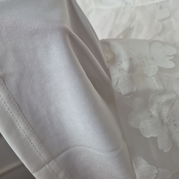 Lulu's White Strapless Floral Sweetheart Mini Dress Size Xl - Picture 7 of 12